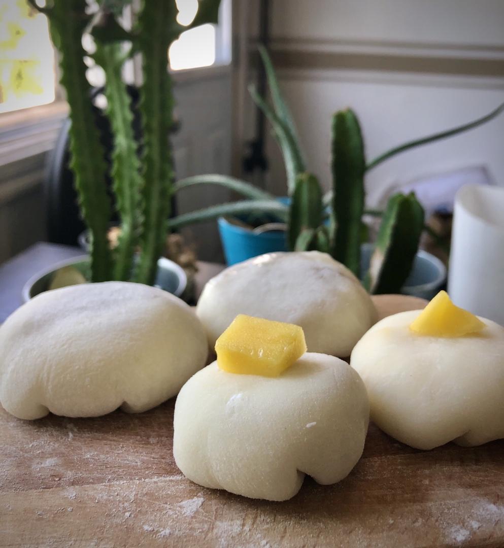 零失败的芒果芋泥糯米糍【低糖无黄油版】