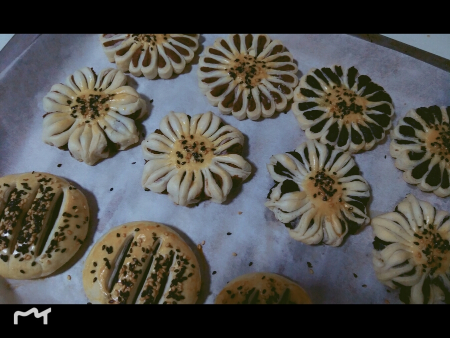 菊花酥老婆饼的做法
