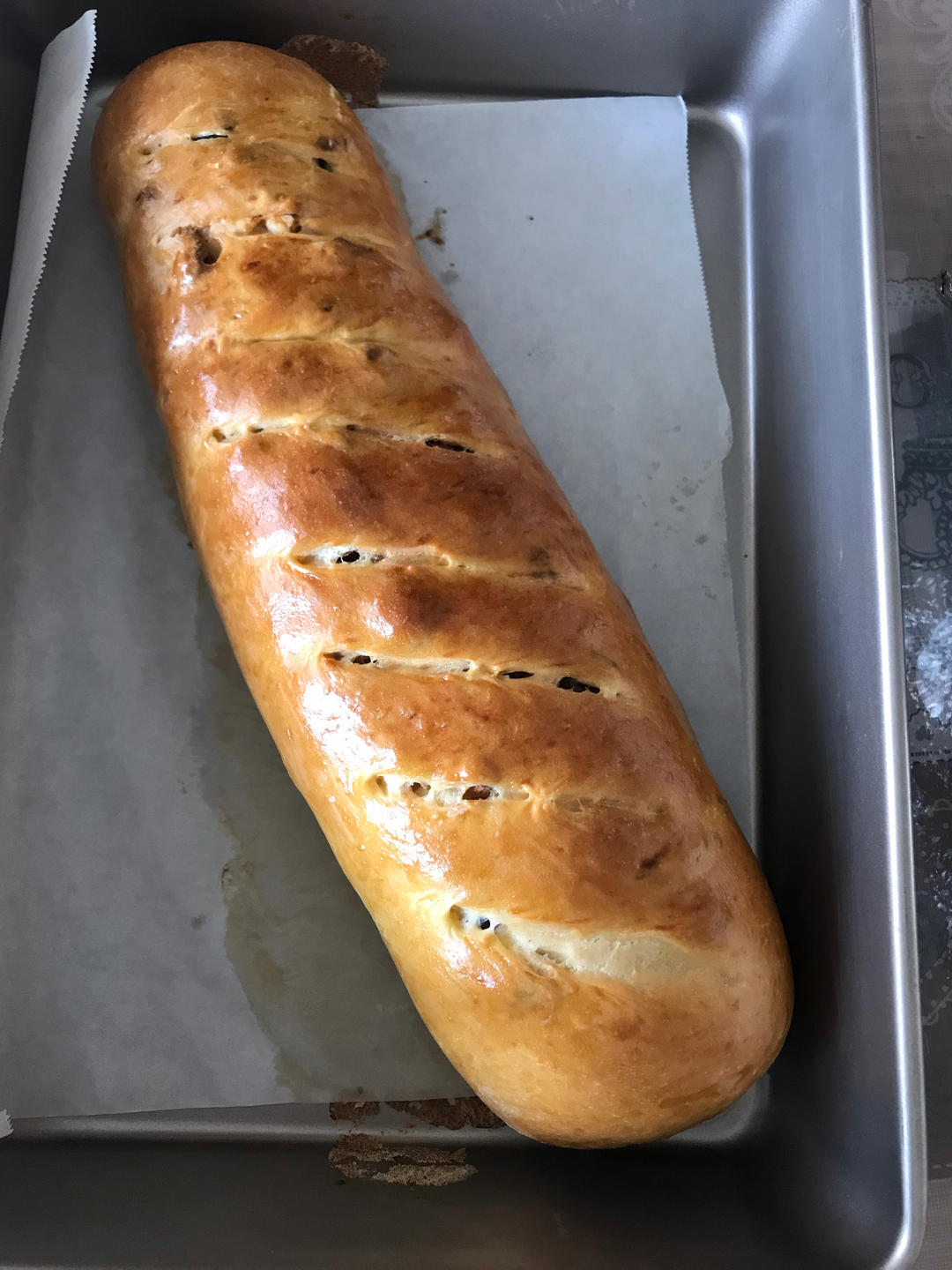 核桃红枣面包卷（视频菜谱）