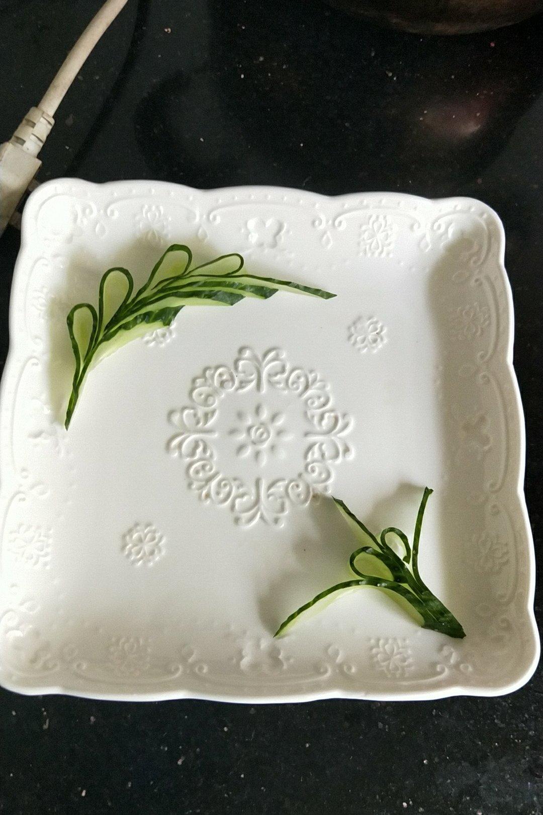 玲子哒哒做的黄瓜围边