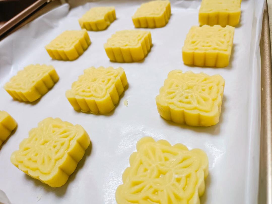 奶香绿豆糕（无豆腥味，超快手不麻烦）