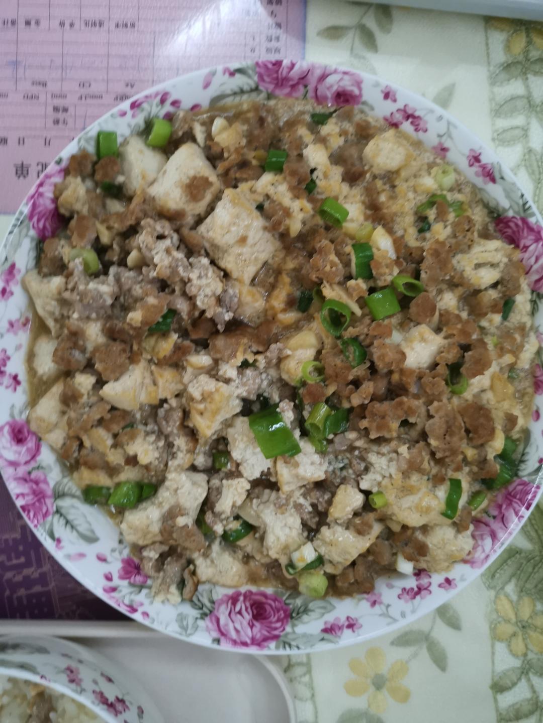 肉末嫩豆腐｜嫩滑口感爽口！这道快手菜超级下饭！！（减脂少油版）