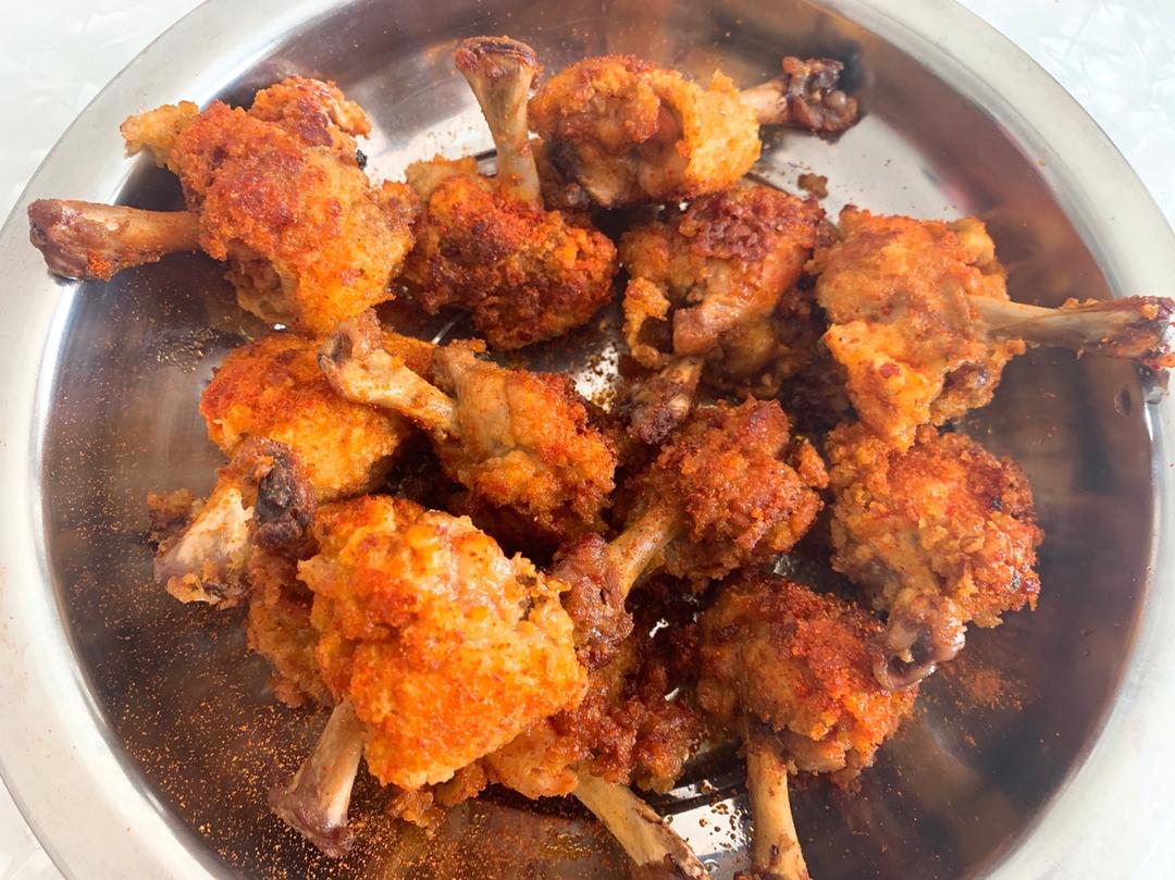 吧啦啦竹子做的香酥炸小鸡腿