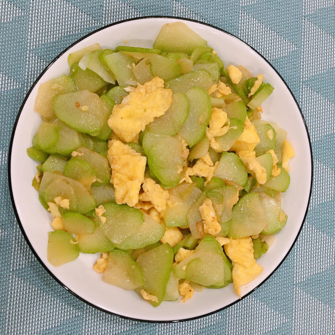 家常素菜佛手瓜炒鸡蛋🥚