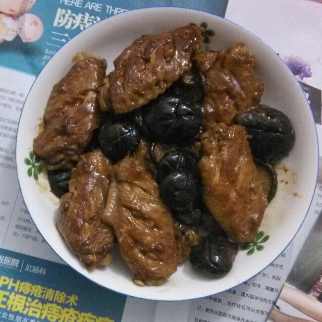 香菇炖鸡翅
