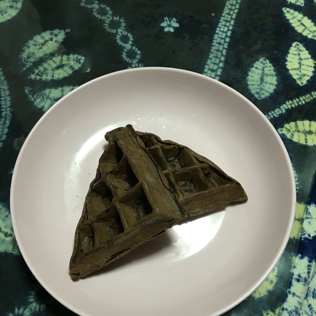 可可糯米华夫饼