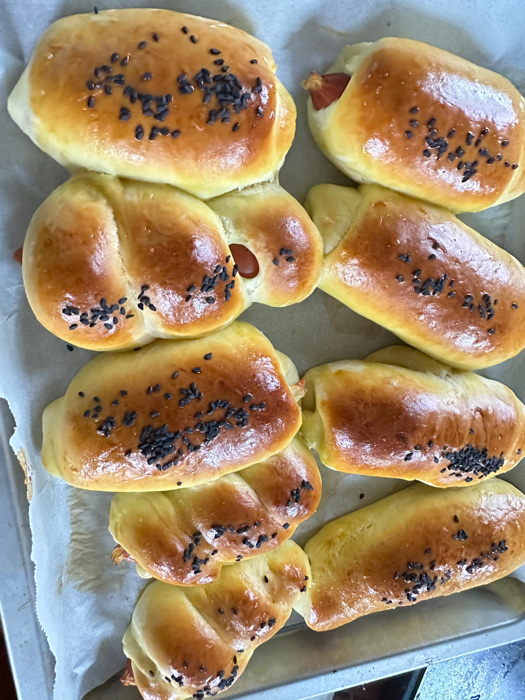 一份面团三种面包