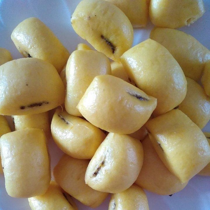 南瓜双色花卷 宝宝辅食食谱