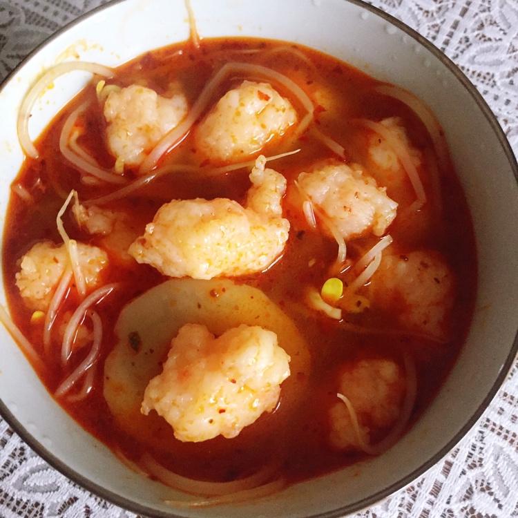 【自制水煮虾滑】