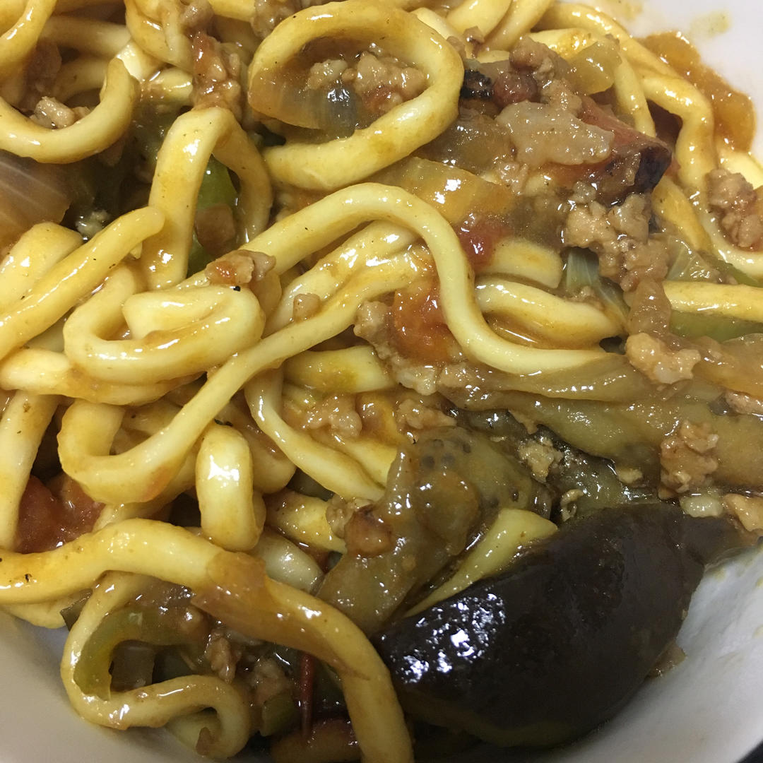 茄子焖面