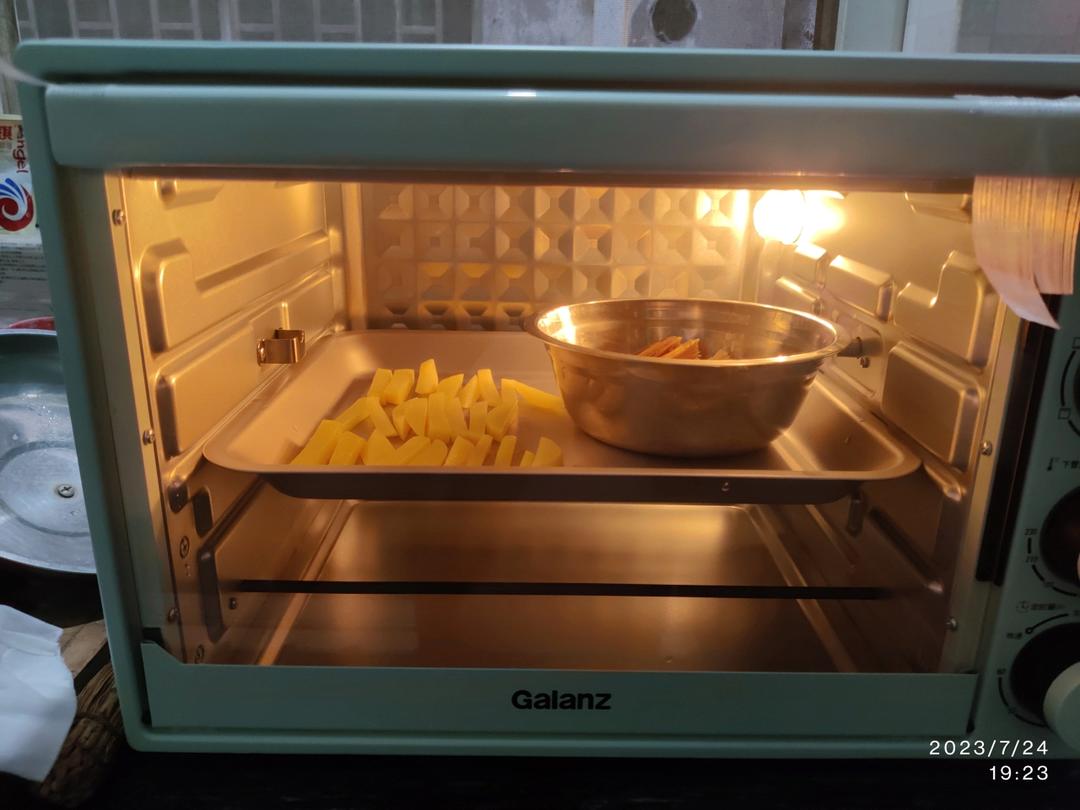 无油烤箱版薯条