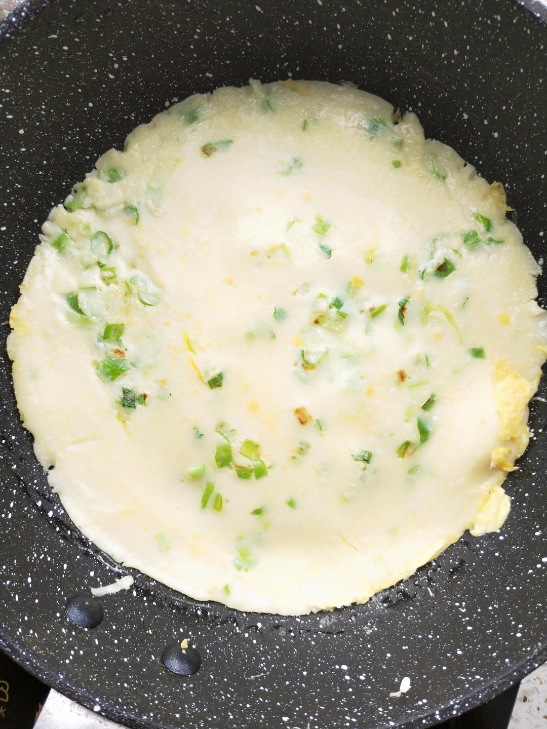 早餐香葱鸡蛋饼