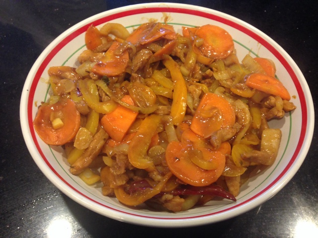 青椒炒肉丝