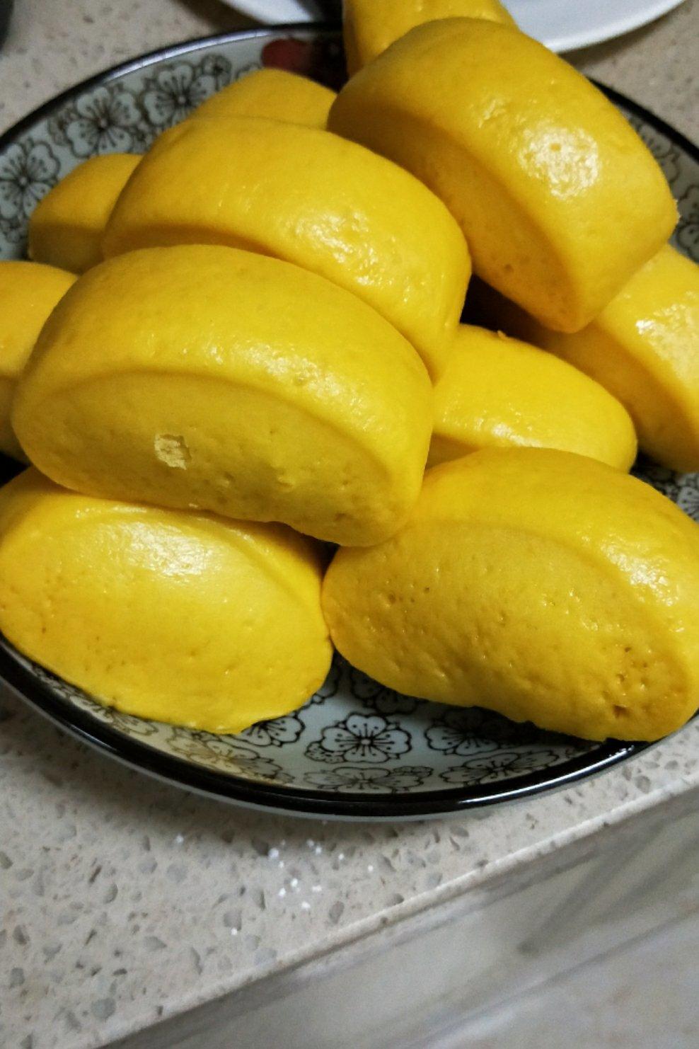 宝宝辅食💖健康粗粮南瓜豆沙包