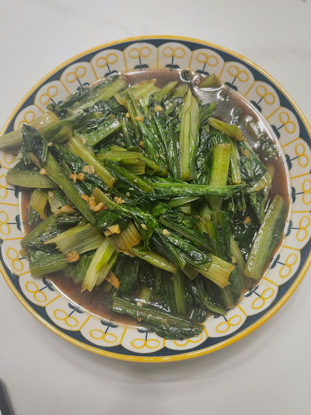 蒜蓉耗油清炒油麦菜，减脂快手菜，宝宝超爱，傻瓜步骤，屡试不爽，好吃且下饭，鲜香爽口！！