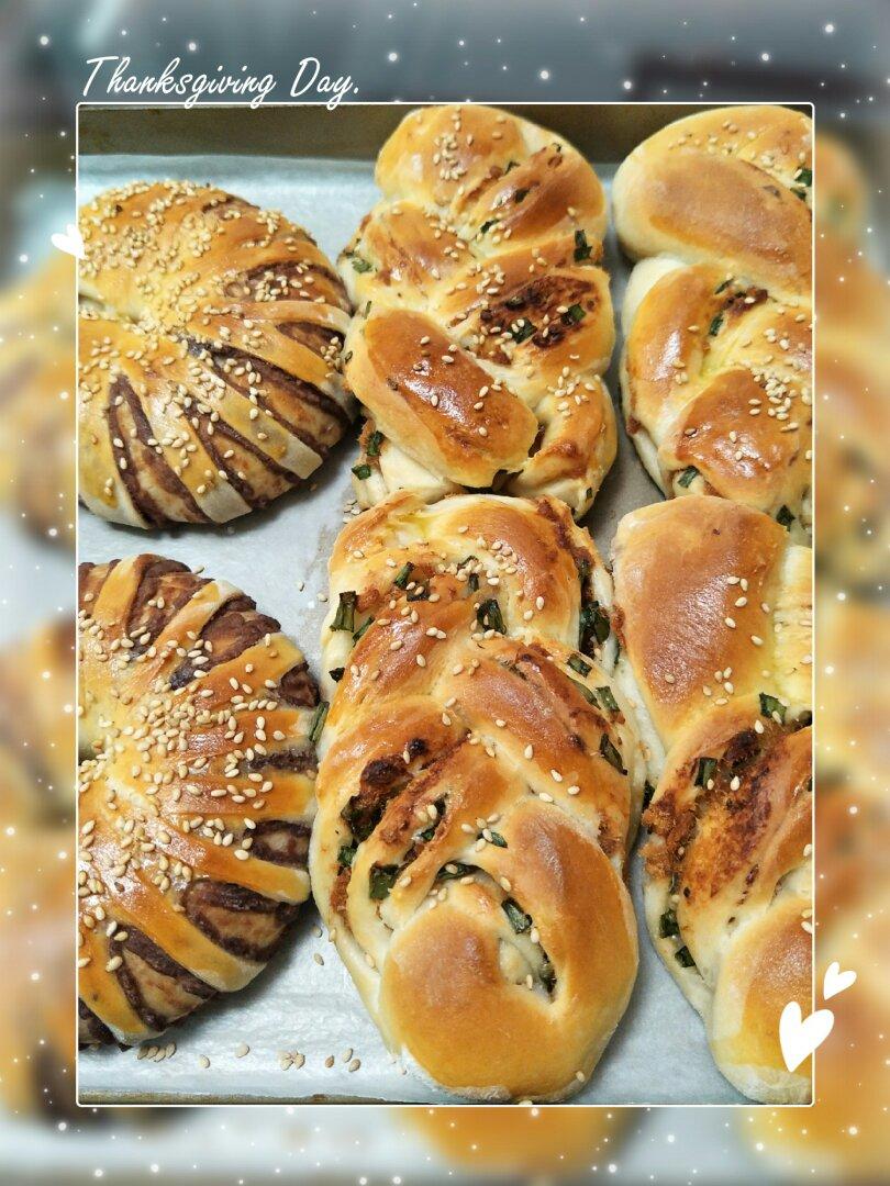 芋泥咸蛋黄软欧包