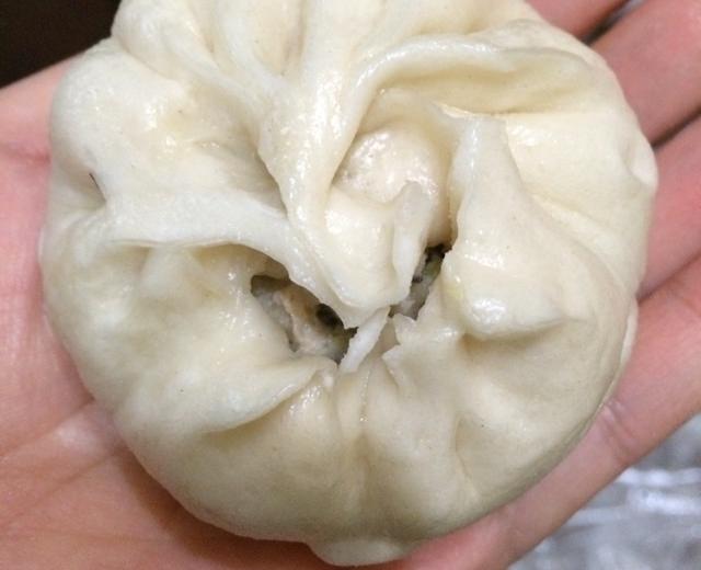 猪肉白菜木耳香菇馒头（松下面包机版）的做法