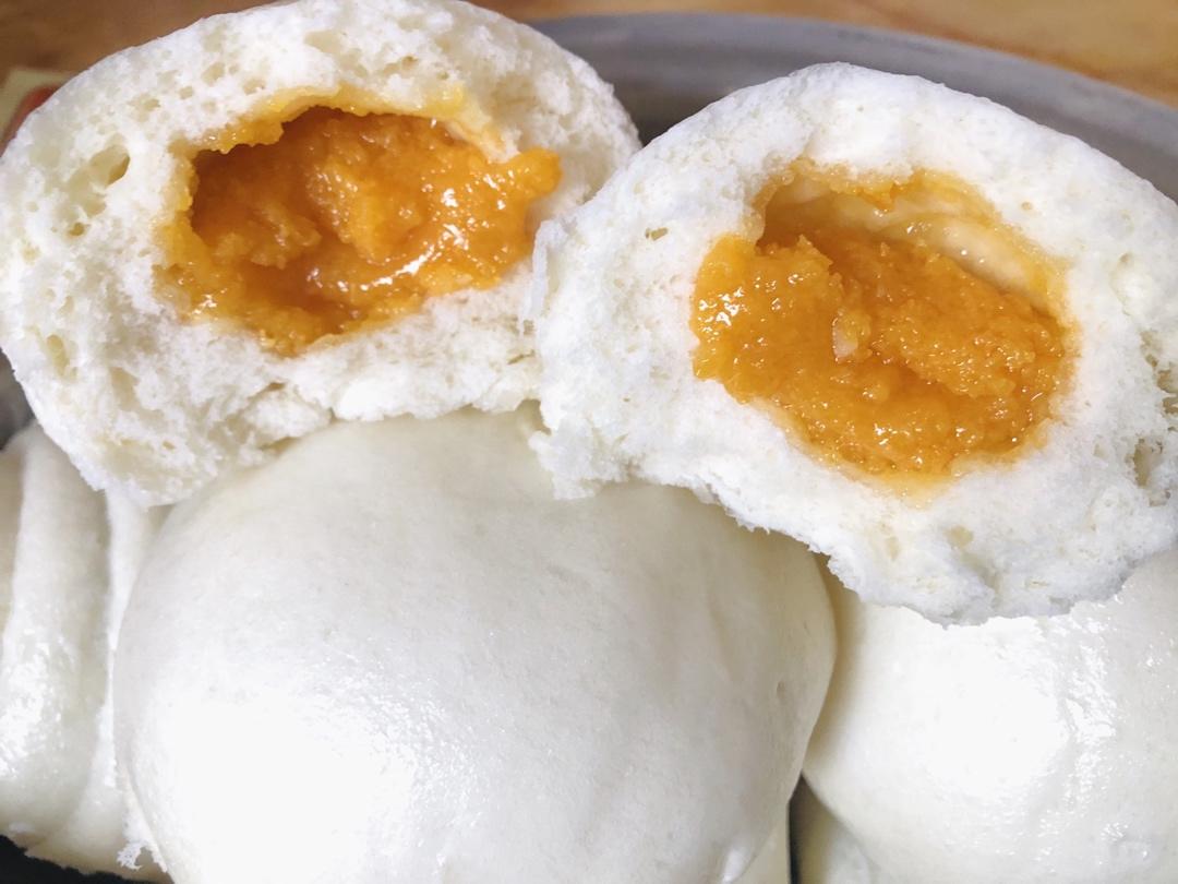 【流沙包】流心的包子，这样填馅一步到位！