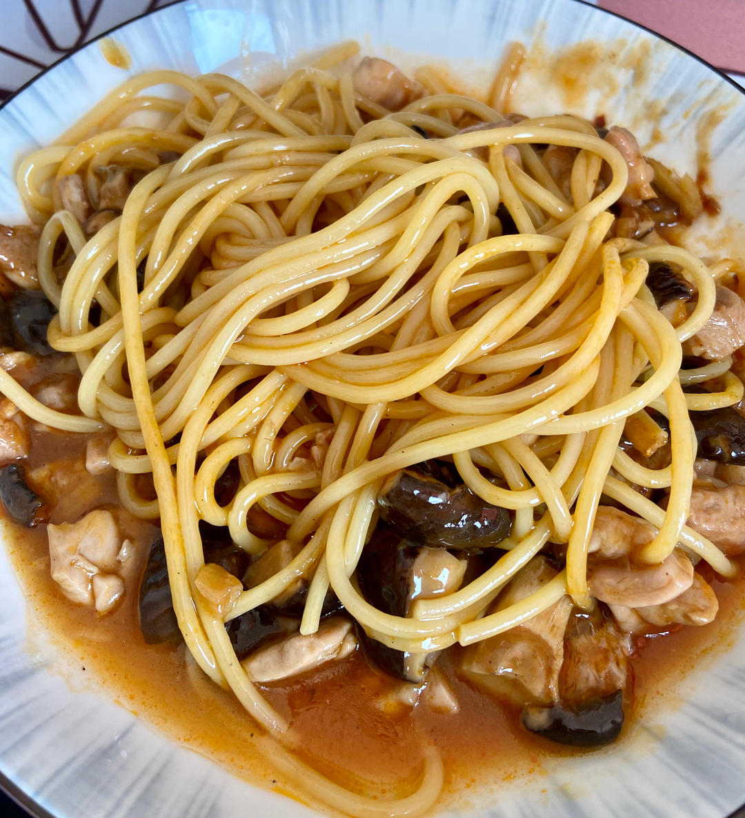 自用家常的香菇鸡丁