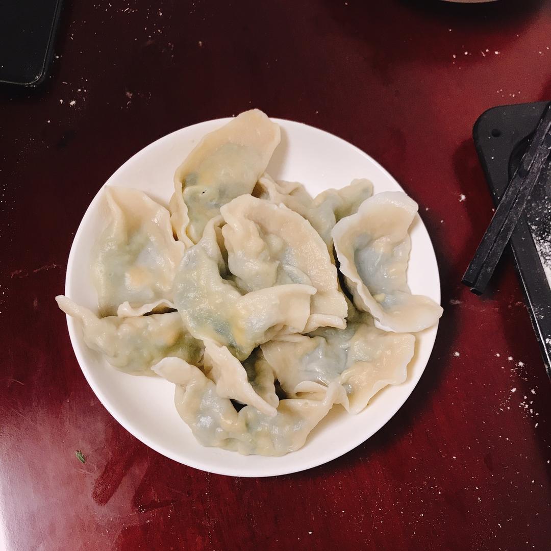 韭菜素三鲜水饺