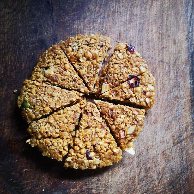 【健身厨男】微波炉燕麦饼干