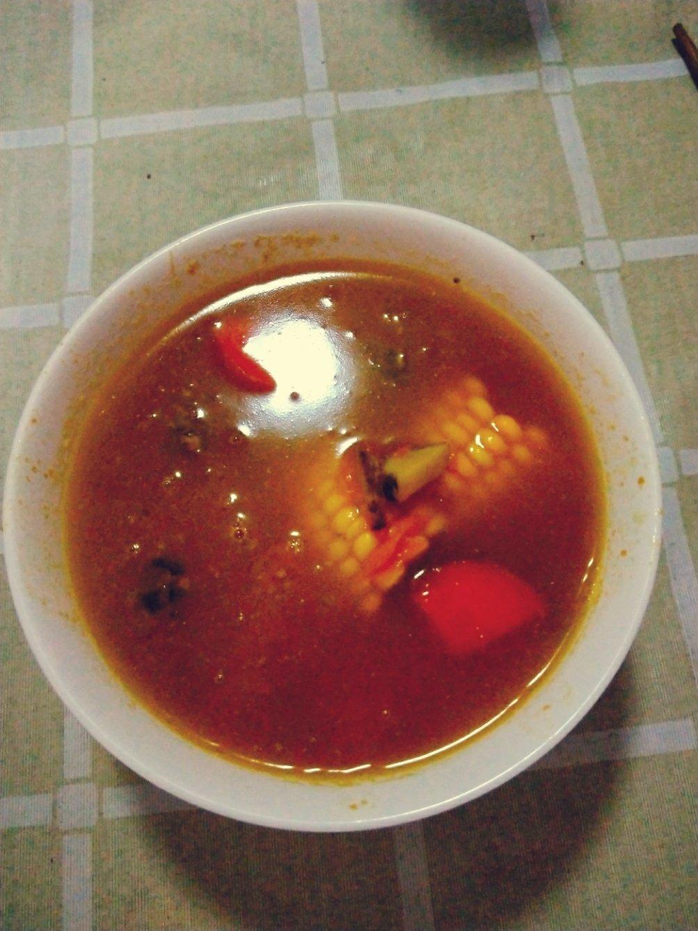 香菇玉米素蔬养生汤 没难度