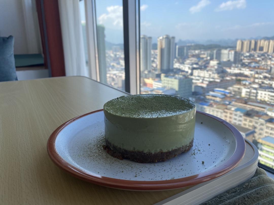 四寸抹茶慕斯蛋糕