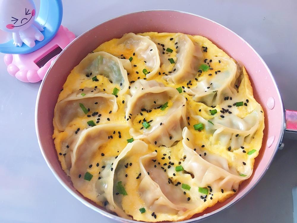 懒人快手抱蛋煎饺