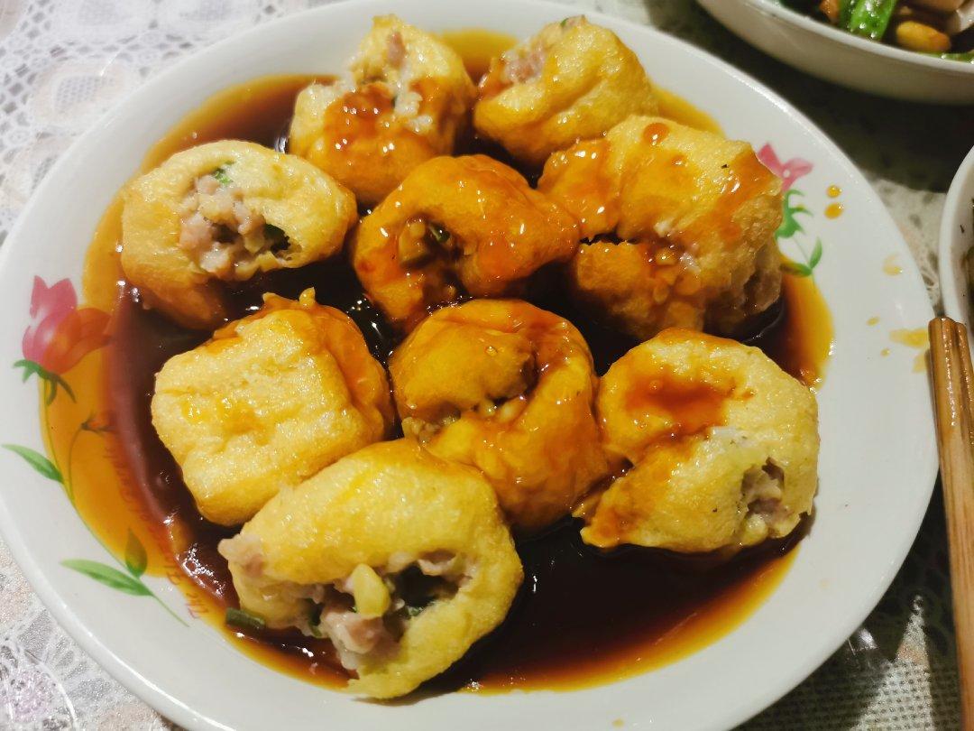 油豆腐塞肉