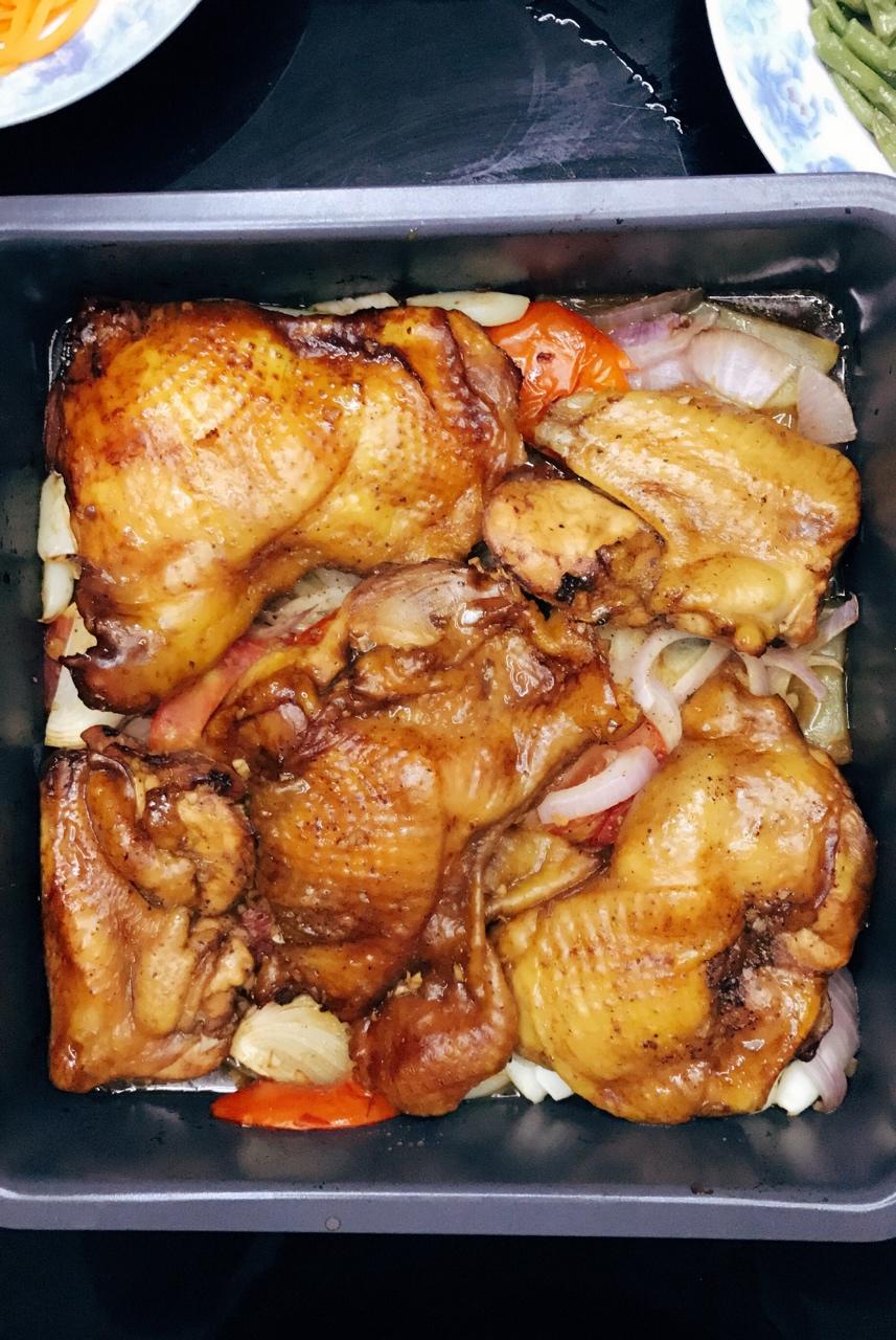 脆皮烤鸡腿