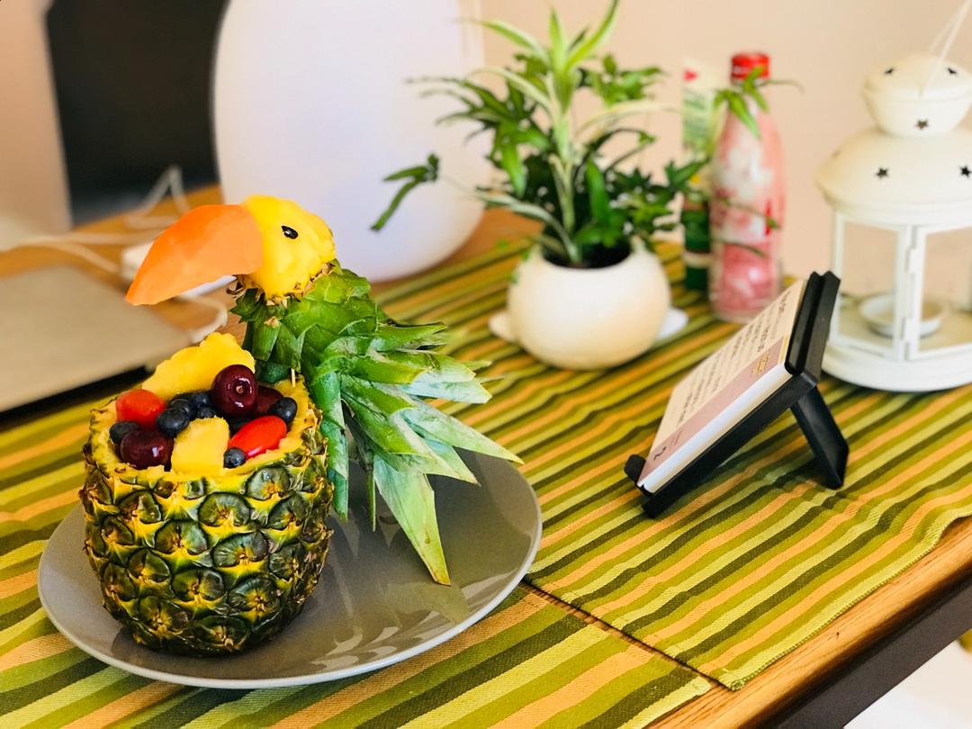 鹦鹉水果盘 （动物水果盘）