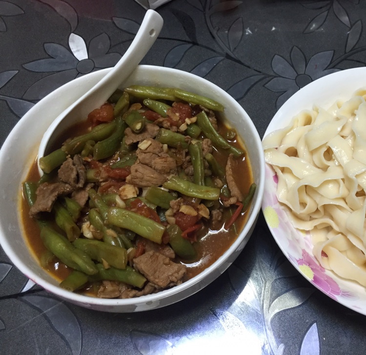 豆角炒肉