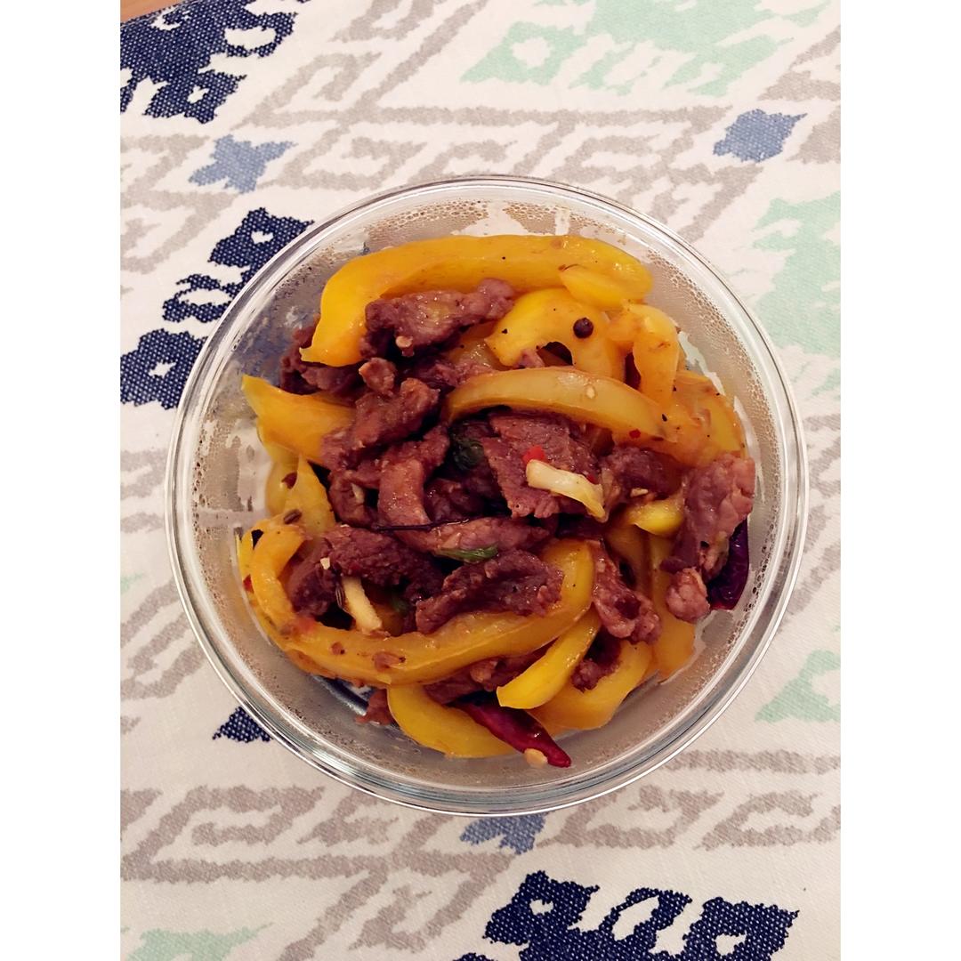 青椒牛肉丝