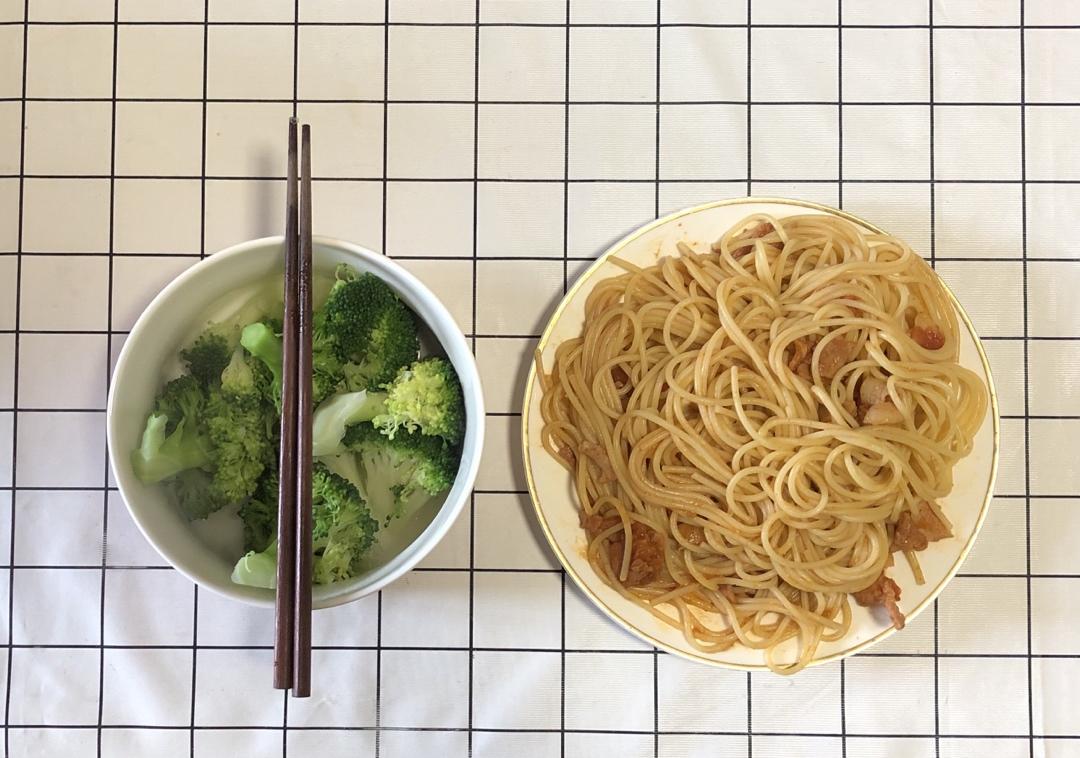培根番茄意大利面