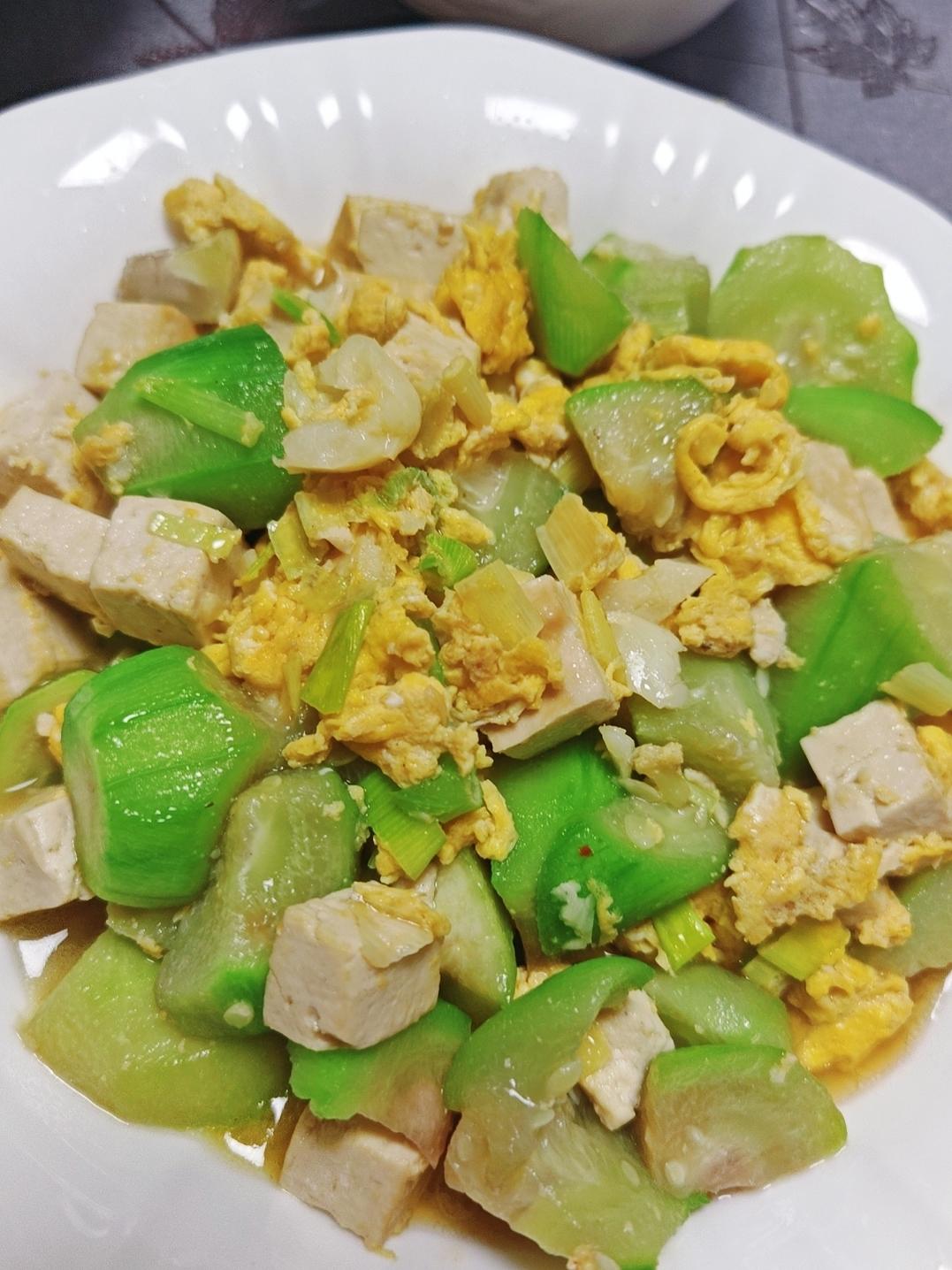 超清爽的|丝瓜炒鸡蛋