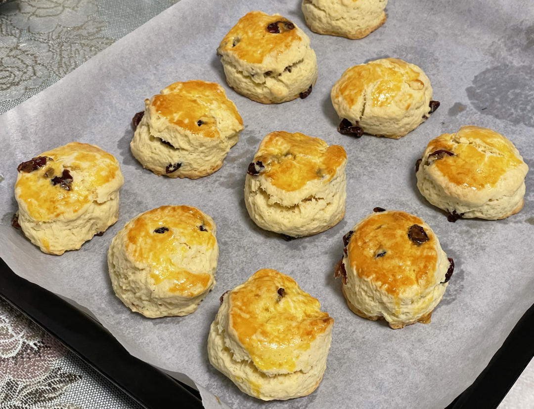 蔓越莓司康太好吃了！