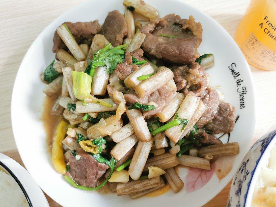 藕尖炒牛肉