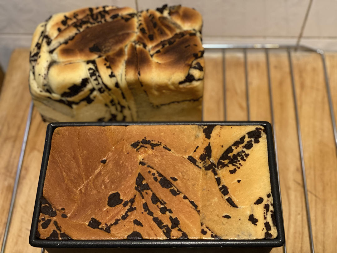 🍫浓郁巧克力吐司🍫
—复刻版爸爸糖吐司面包