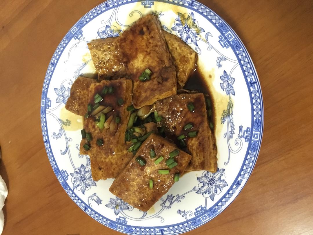 蚝油嫩豆腐