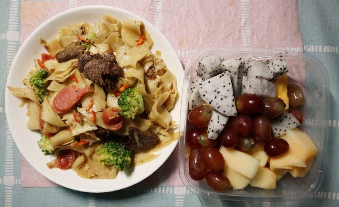 肉丝虾面