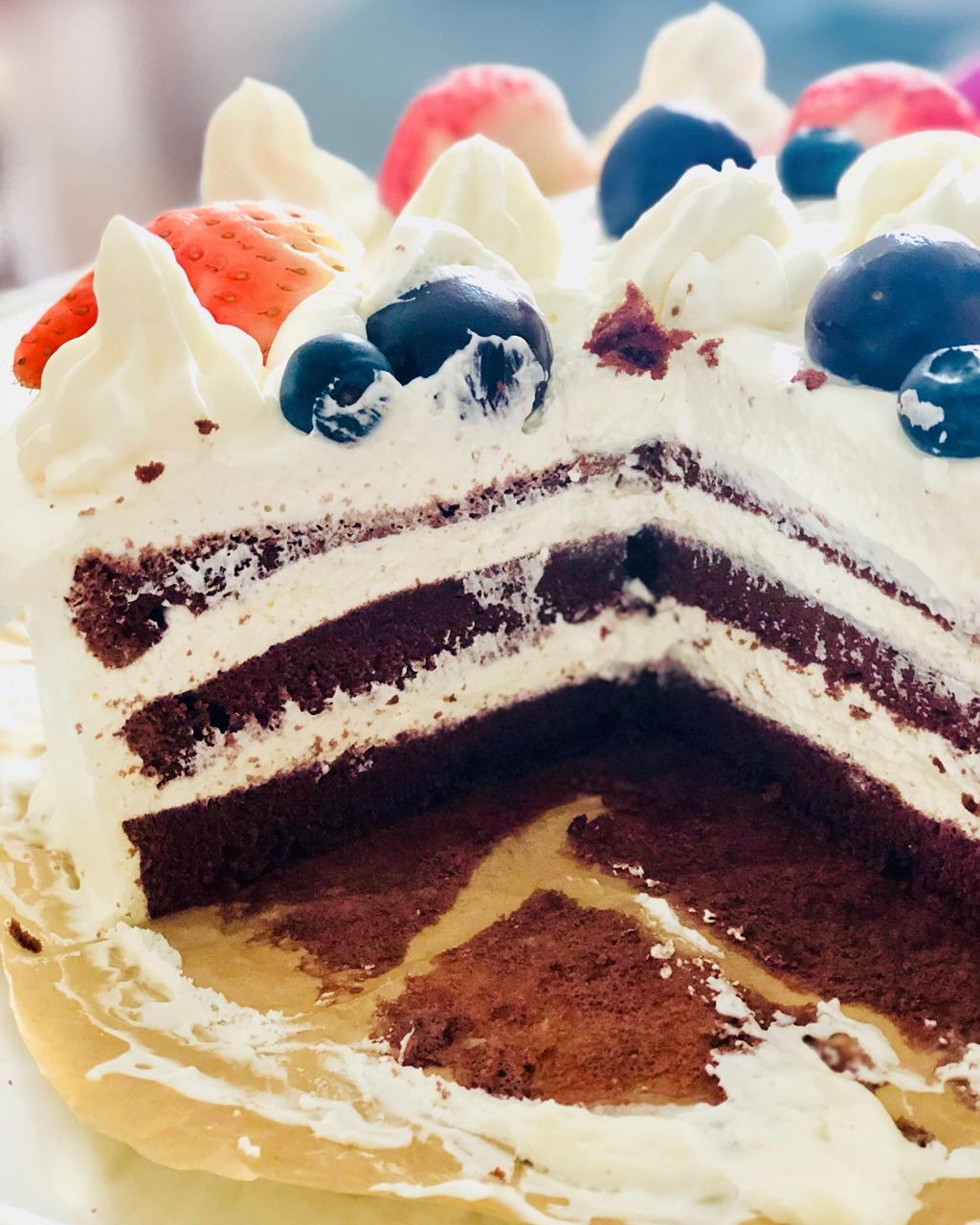 不消泡的巧克力戚风