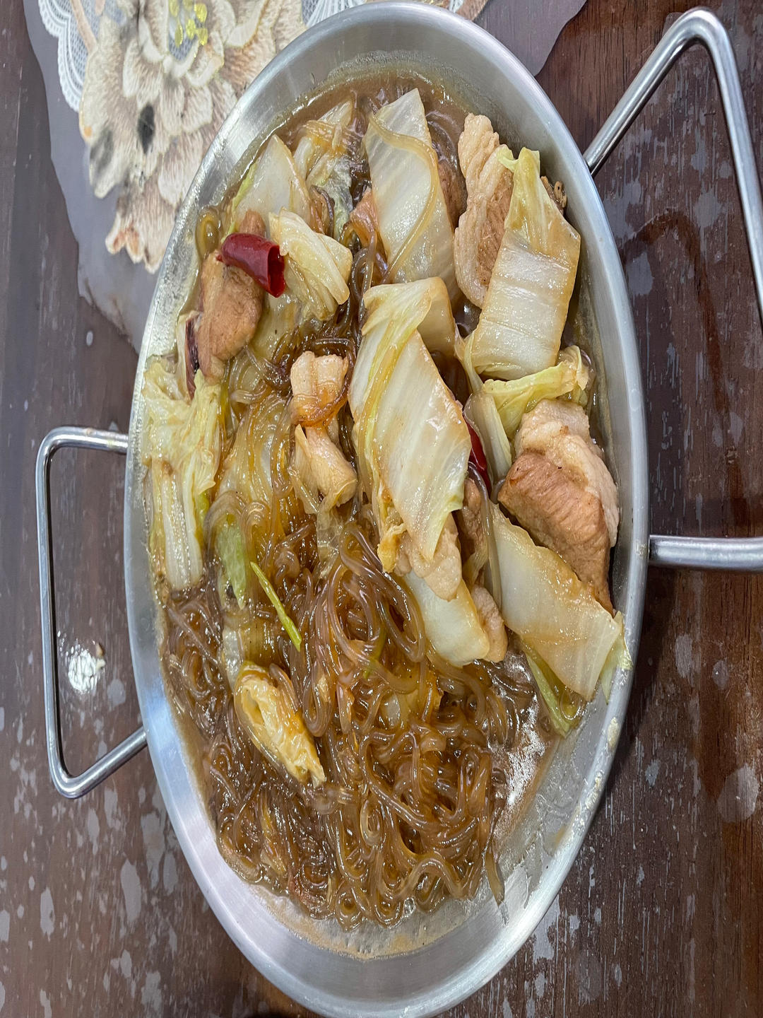 猪肉白菜炖粉条