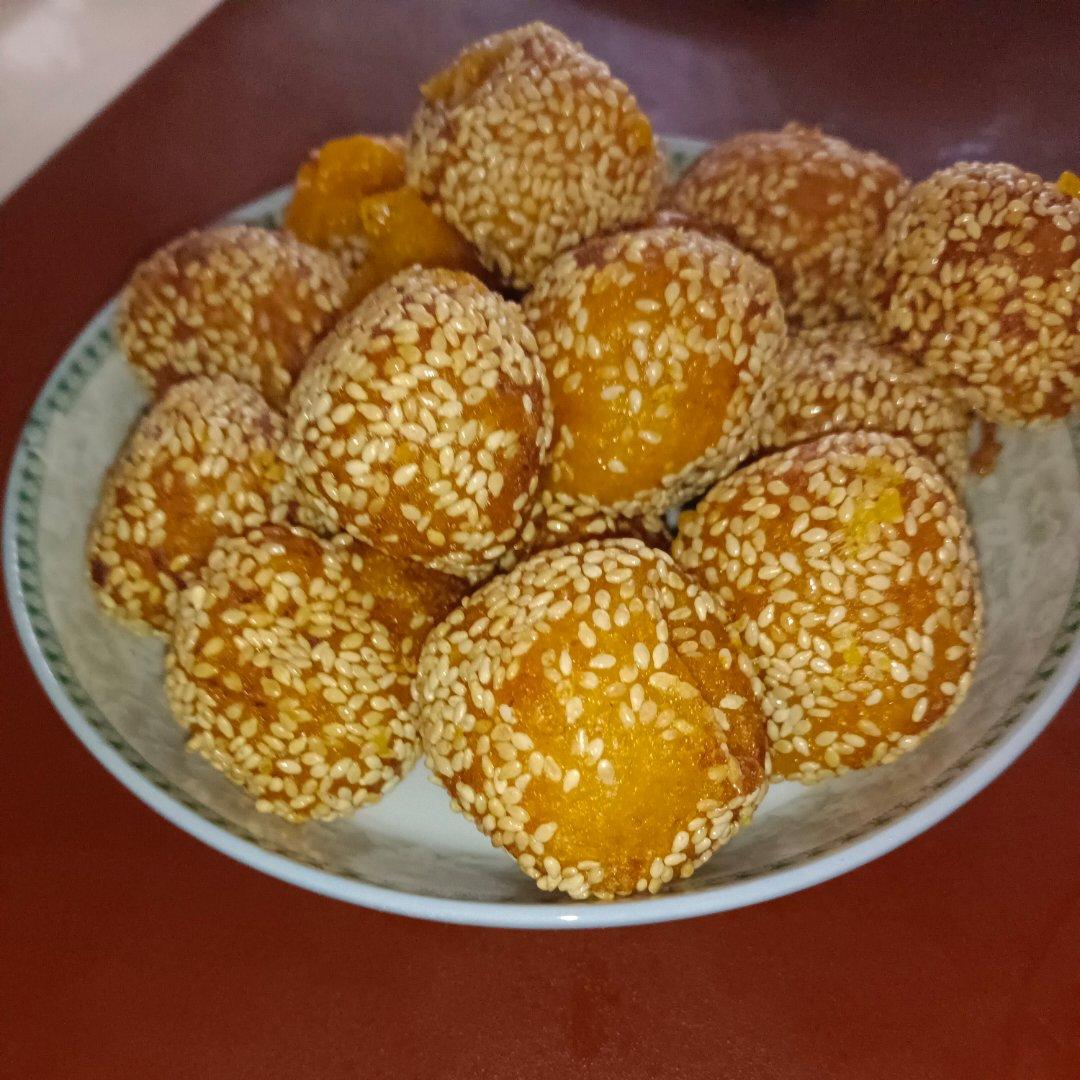 简单易学南瓜丸子