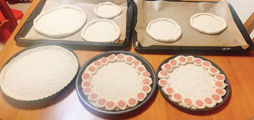 八寸披萨饼皮（四个）制作