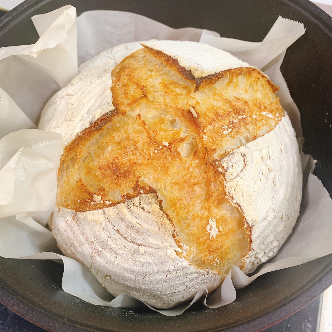 没想到无油无糖可以这么好吃——26小时的铸铁锅欧包（一起减肥吧）