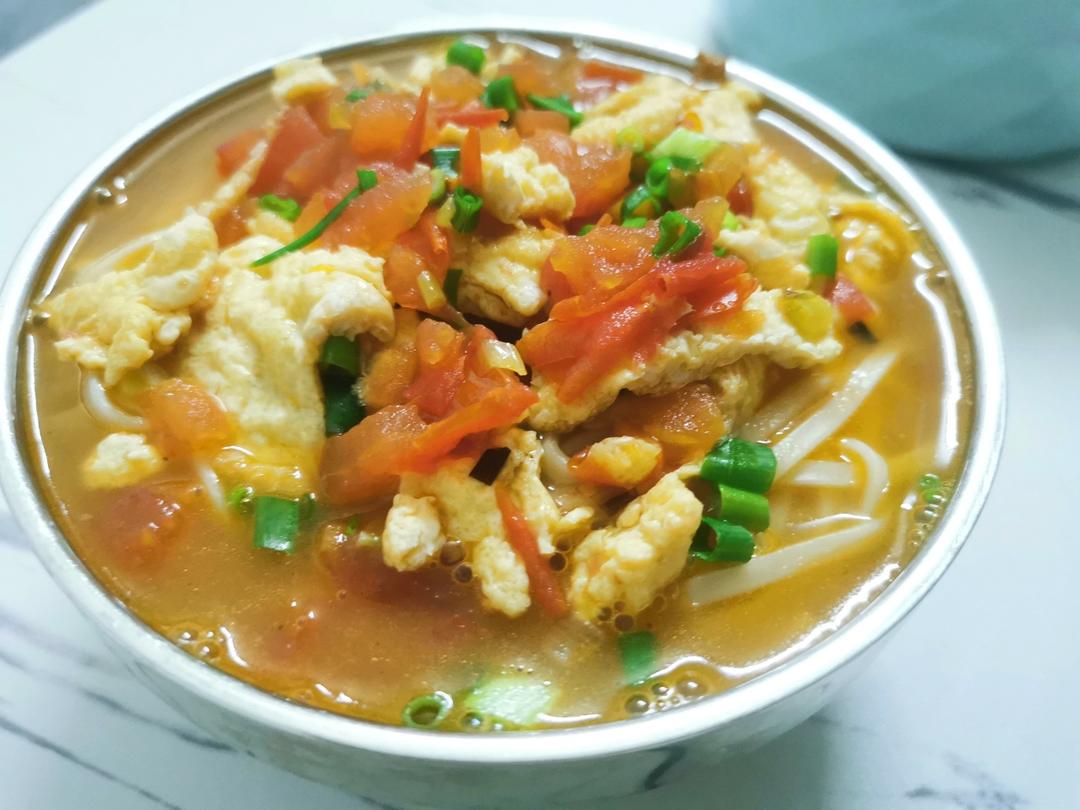 汤都要喝光的西红柿鸡蛋面