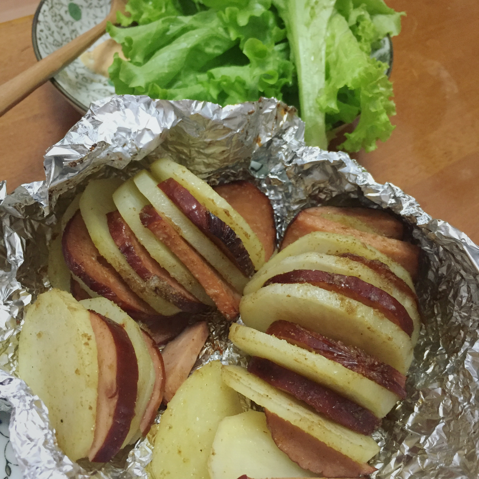 培根风琴烤土豆