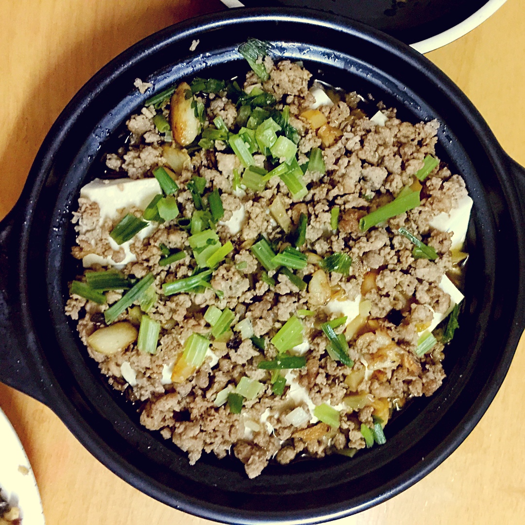 肉末蒸豆腐