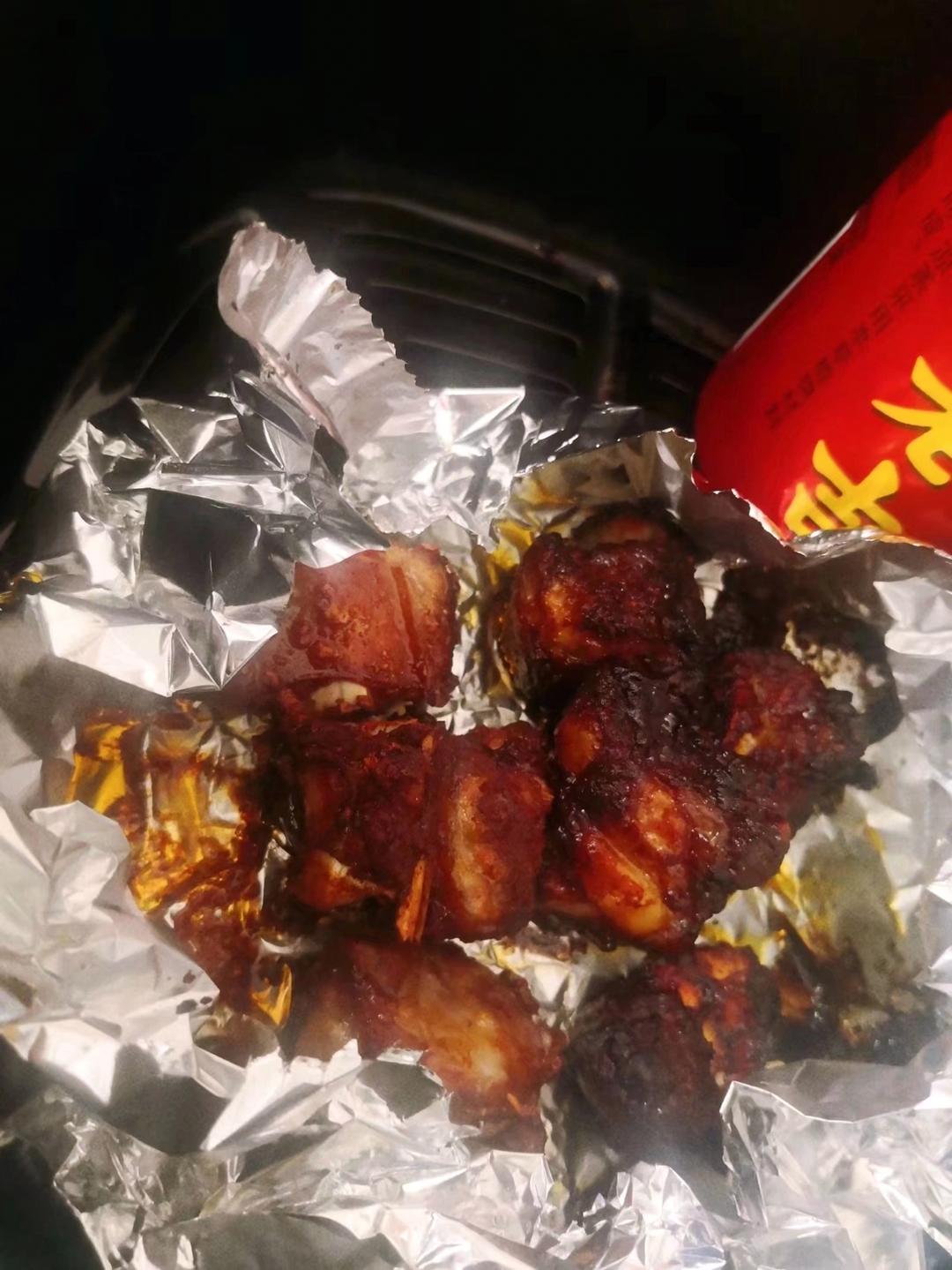 空气炸锅蒜香排骨，巨香巨好吃，简单易操作