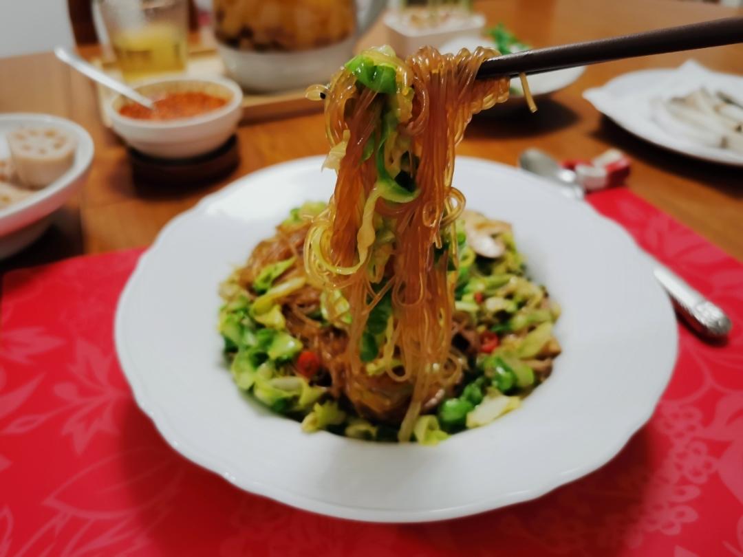 卷心菜炒粉丝